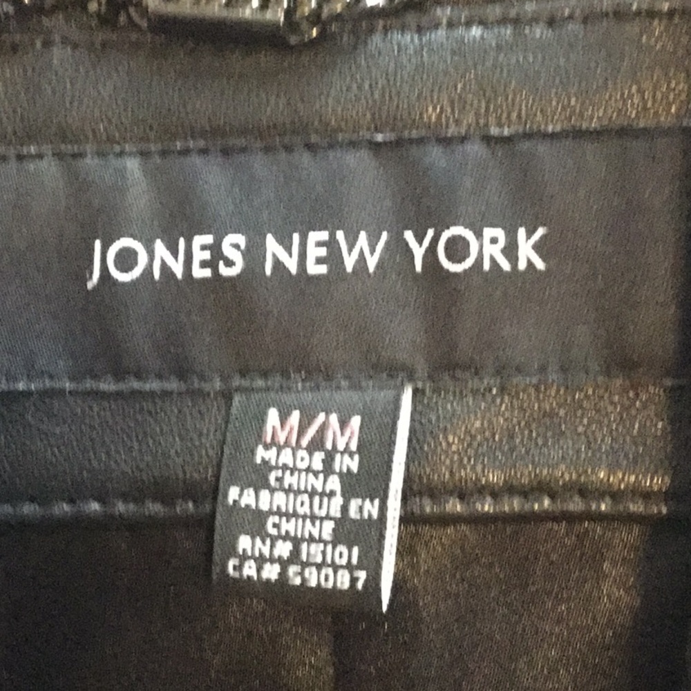 JONES NY WOMENS FALL LIGHTWEIGHT LEATHER COAT - Picture 13 of 16